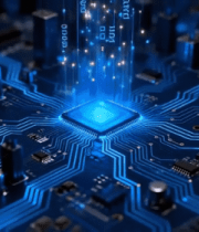 电路板上的芯片特写5064#横屏 