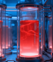 实验室红色液体实验装置1614#横屏 