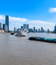 上海黄浦江畔城市风光7106#横屏 