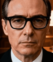 戴眼镜男人书房近景画面4745#横屏 