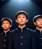 少年合唱团舞台合唱场景11553#横屏 