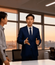 商务人士办公室交流场景(3)14894#横屏 