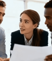 商务人士办公室讨论场景11760#横屏 