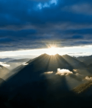 山脉云海日出自然景观(1)12170#横屏 