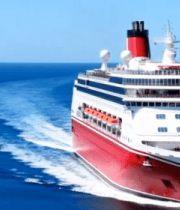 大海上航行的大型游轮4713#横屏 