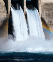 山巅老虎日出时分远眺画面10125#横屏 