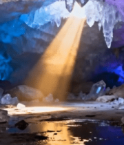 沙漠中独特造型的岩石景观4728#横屏 