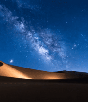 沙漠星空夜景素材194#横屏 