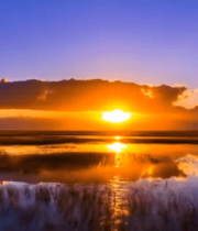 沙漠雅丹地貌日落景观846#横屏 