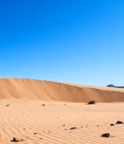 沙漠沙丘蓝天自然风光1022#横屏 