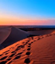 沙漠日落景观256#横屏 