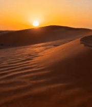 沙漠日落沙丘景象14513#横屏 