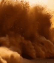 沙漠风沙扬起瞬间特效素材4066#横屏 