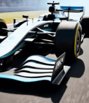 赛车赛道行驶特写5012#横屏 