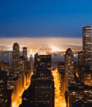 城市夜景摩天大楼俯瞰 ()6545#横屏 