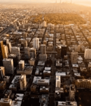 城市建筑高空俯瞰全景7890#横屏 