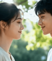 情侣户外对视画面4474#横屏 