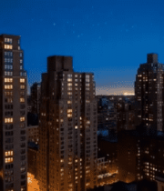 城市高楼夜景俯瞰(1)2018#横屏 