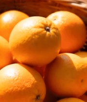 竹篮中盛放的橙子833#横屏 