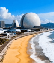 珠海日月贝大剧院海滨风光949#横屏 