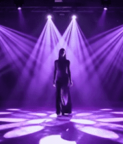 紫色舞台灯光效果场景2694#横屏 