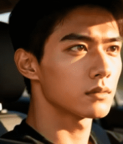 车内男子特写(3)11416#横屏 