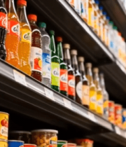 超市货架上的各类商品11660#横屏 