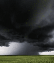 草原上的巨大乌云10265#横屏 