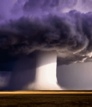 草原上巨大积雨云景观4046#横屏 