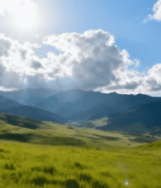 草原山脉自然风光11954#横屏 