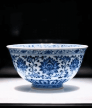 博物馆展示青花瓷碗9592#横屏 