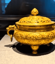 博物馆展示的古代金器12146#横屏 