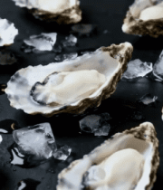冰鲜生蚝特写画面11929#横屏 