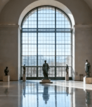 博物馆内古典雕像展示14045#横屏 