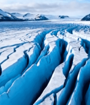 冰川裂缝自然风光3466#横屏 