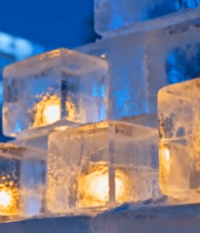 	 冰灯夜景特写2524#横屏 