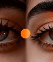 闭眼人物与蜡烛特写808#横屏 