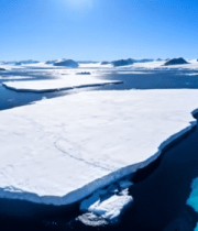 北极冰川与浮冰景观7657#横屏 