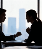 办公室内商务人士交流14054#横屏 