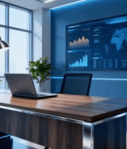 的办公桌场景5063#横屏 