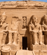 埃及阿布辛贝神庙壮观景象10952#横屏 