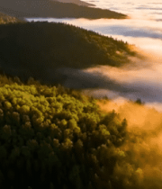 山林云海航拍全景(1)5102#横屏 