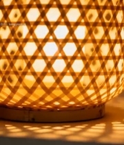  竹编灯笼光影特写(1)3496#竖屏 	 