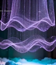  紫色粒子光效动态背景素材(1)4976#竖屏 	 