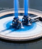  圆形喷泉喷水景观(1)5333#竖屏 	 