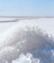  盐堆特写素材4826#竖屏 	 