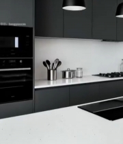  现代简约风格厨房内景5970#竖屏 	 