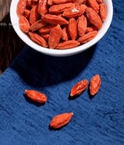  碗中干枸杞特写580#竖屏 	 