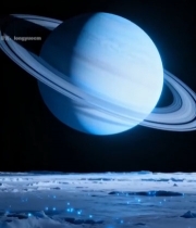  土星太空场景素材3193#竖屏 	 