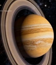  土星及其星环太空景象718#竖屏 	 